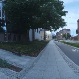 Modern Evening Street