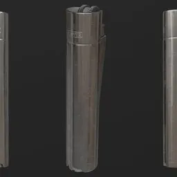 "Discover the iconic design and high-quality specifications of Clipper, the leading refillable lighter in the world market. This 3D model showcases three different views of the lighter, perfect for use in Blender 3D. From red lightsaber accents to thin pursed lips, this model brings unique elements to any project."