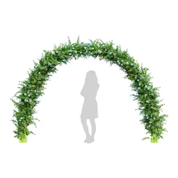 Fitowall Bush Decorative blue