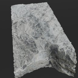 Large Photoscanned Rock 03