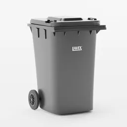 Large Plastic Trash Can