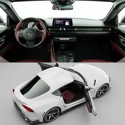 Toyota Supra 2022(Rigged)
