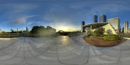 Sunset on the bridge