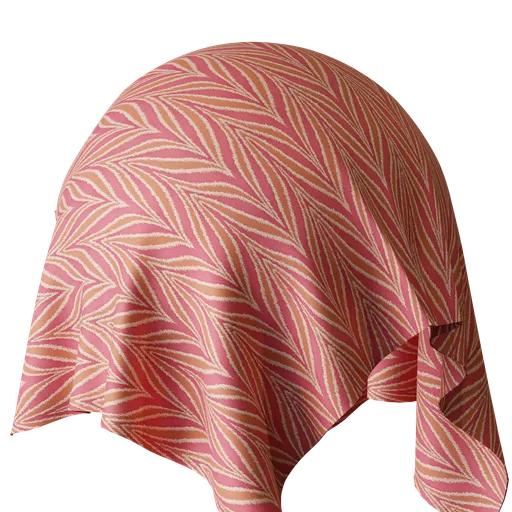 Graphical Red Jacquard