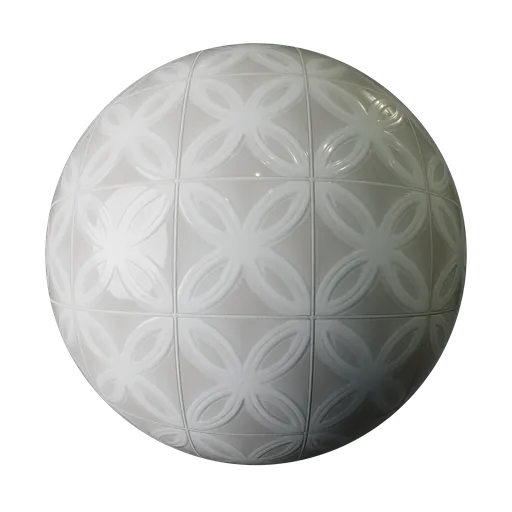 Seamless 3D tile material with customizable color for Blender and PBR workflows.