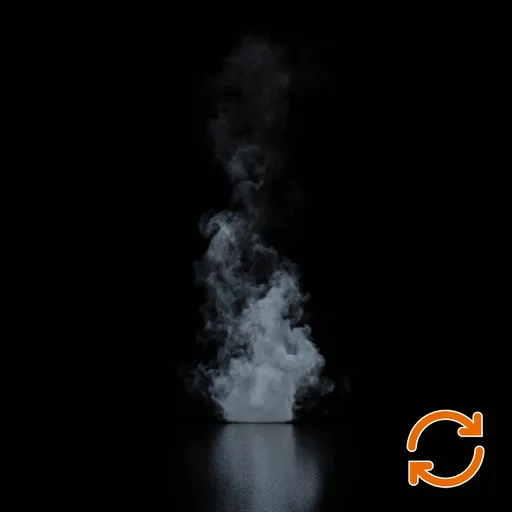 Steady Rising Smoke Looped