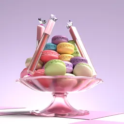 Macarons candy theme jaar