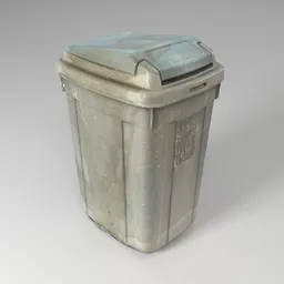 Dusty Old Gray Bin