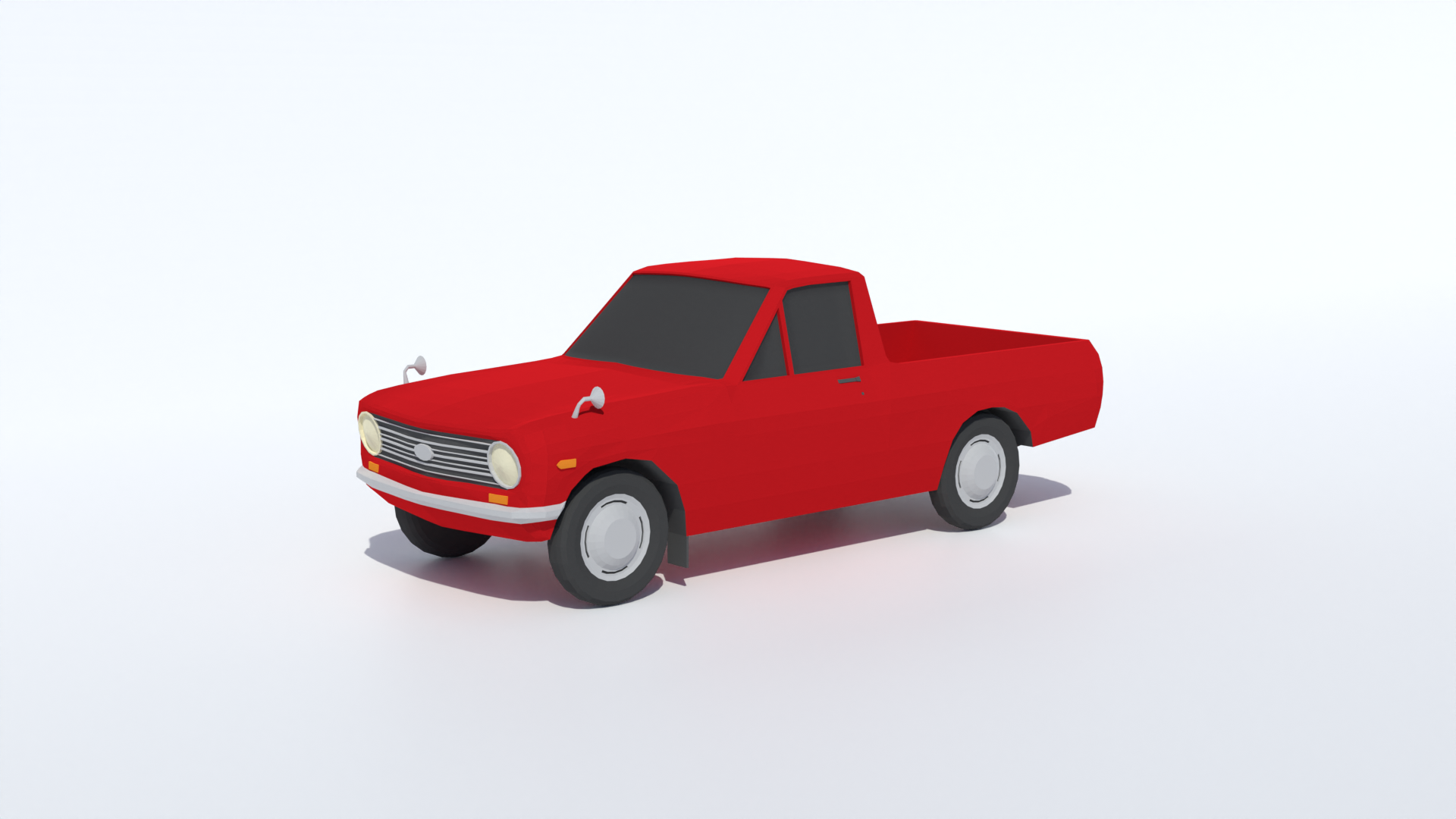 Low Poly Datsun PickUp B20 | Cars models | BlenderKit