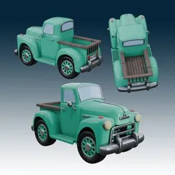 Stylized toon truck