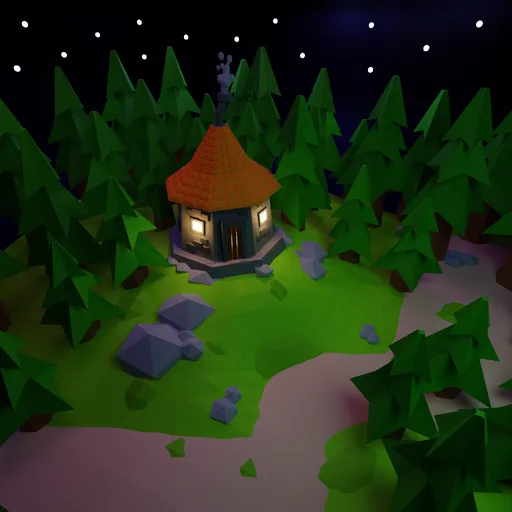 Hut in the Forest