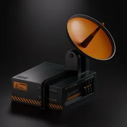 Sci-fi communication dish