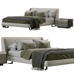 Hb Mp  minotti spencer bed