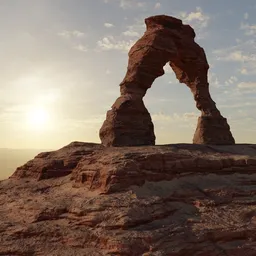 Desert Arch Rock Terrain