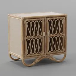 Rattan Cabinet