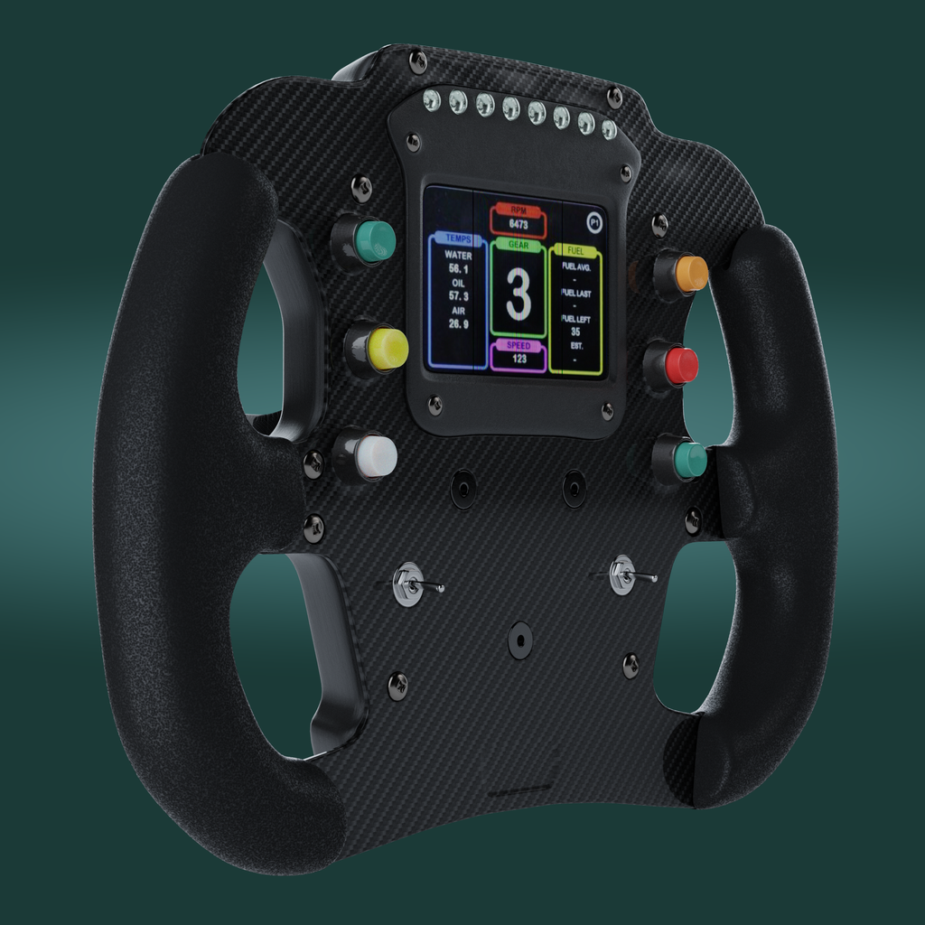 BlenderKit Download the FREE Racing Steering Wheel PL model