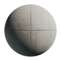 Gray rough concrete tiles