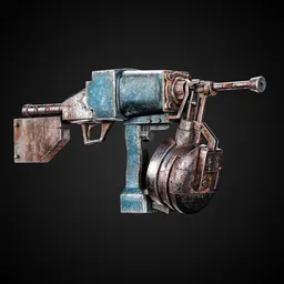 Apocalyptic Game-Ready Guns + 4K Textures | BlenderKit Series