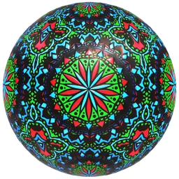Green Medallion Talavera Tile