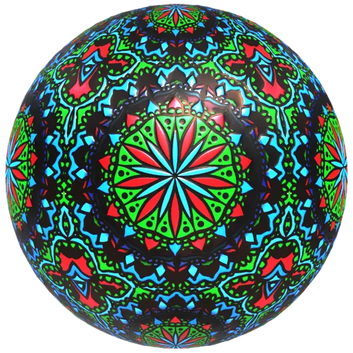Green Medallion Talavera Tile