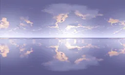 Pastel Sunset Sky Reflection