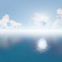 Sunny Ocean Horizon Sky HDRI