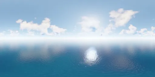 Sunny Ocean Horizon Sky HDRI