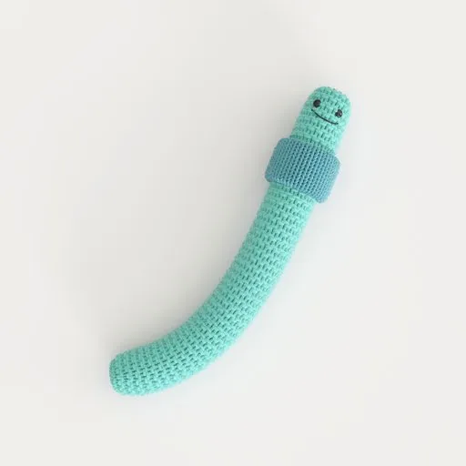 Crochetted Worm Toy for Kids