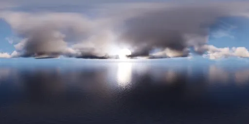 Sea Clouds Sky