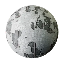 Damaged plaster wall