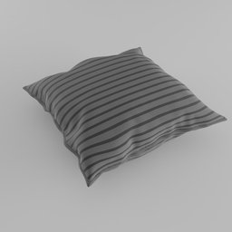 Pillow with stripes