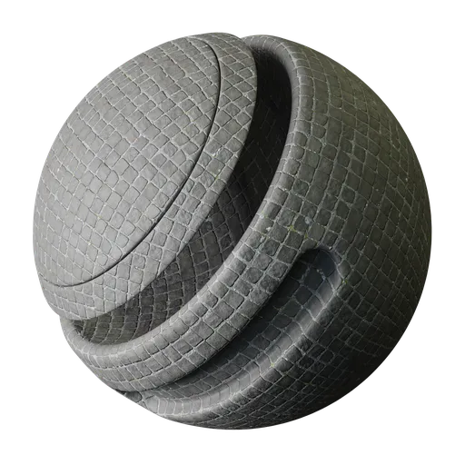 Dark Cobblestone Grid