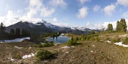 Mountain Landscape Cloudy Day