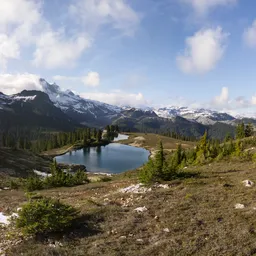 Mountain Landscape Cloudy Day