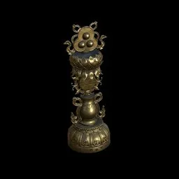 Chinese Metal statueB