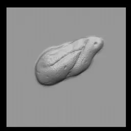 Blender 3D sculpting brush for aquatic creature skin effects, ideal for detailed fish and marine model textures.