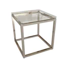 Modern glass table 3D model with high-quality textures suitable for Blender rendering and virtual staging.