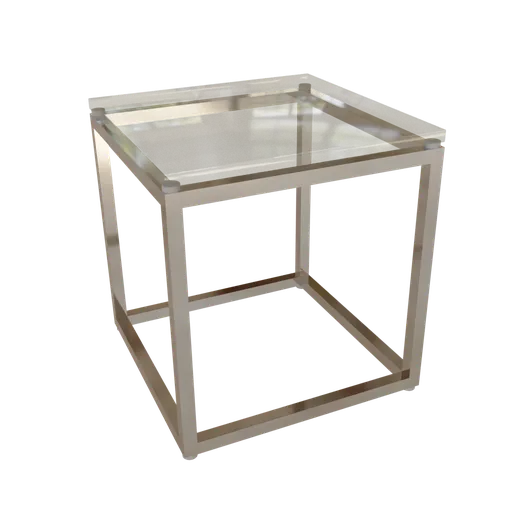 Modern glass table 3D model with high-quality textures suitable for Blender rendering and virtual staging.