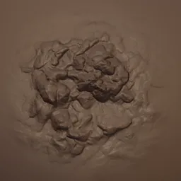 Rocky Rugged Ground Brush