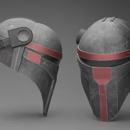 Sci-Fi Army Helmet