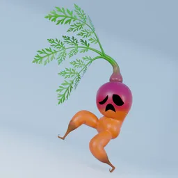 Uproot Carrot Rigged