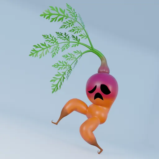 Uproot Carrot Rigged
