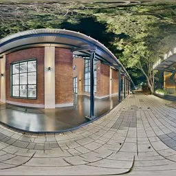 Night Mall Street HDRI