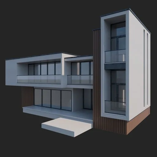 Modern Wooden House