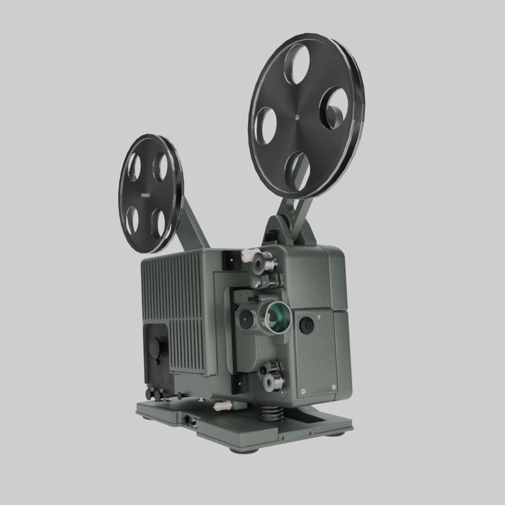 Movie projector Video devices models BlenderKit