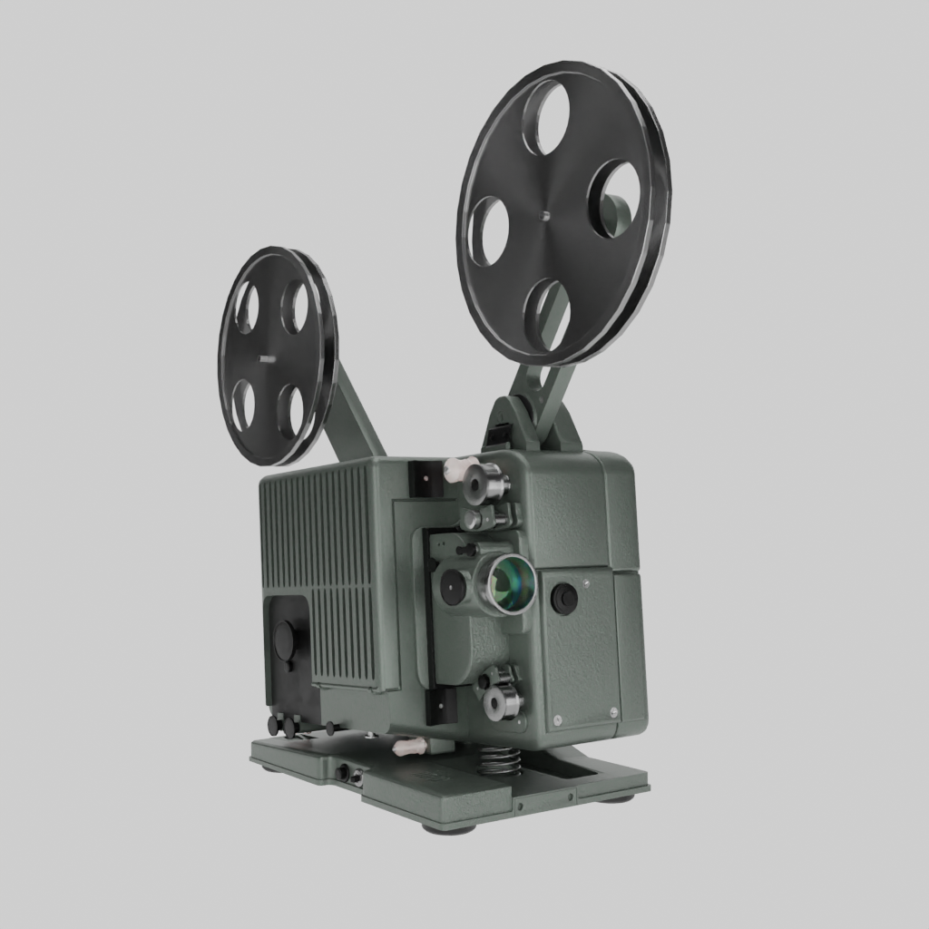 Movie projector | Video devices models | BlenderKit