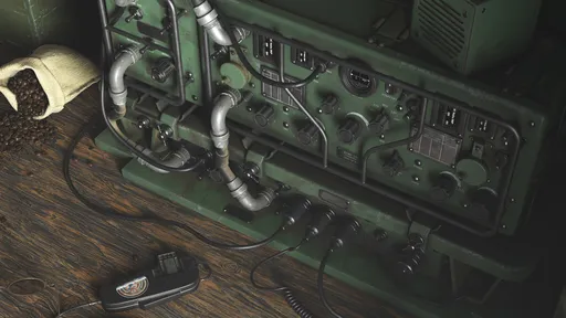 Detailed vintage tube radio 3D model with separate tuning, compatible with Blender for audio enthusiasts.