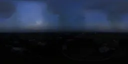 Twilight HDRI Over Semi-Urban Farmland