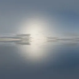 Overcast Ocean Reflection