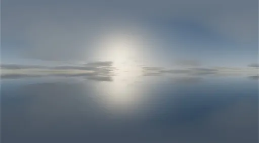 Overcast Ocean Reflection